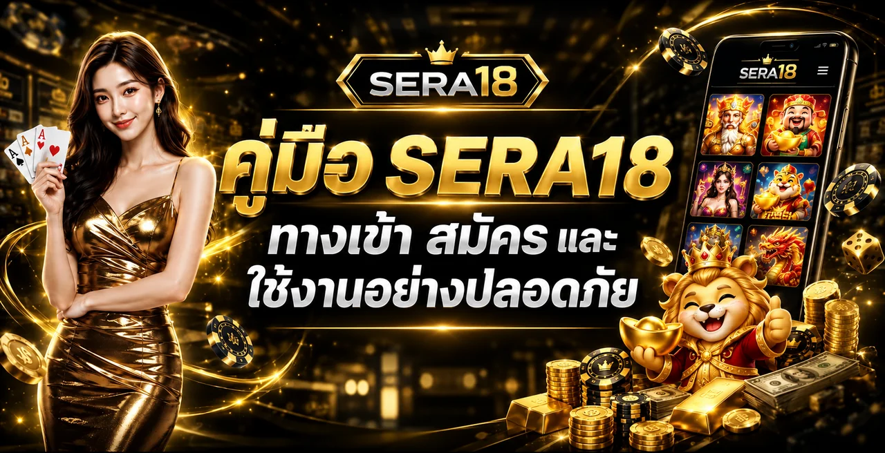 SERA18 คู่มือทางเข้า สมัคร และใช้งานปลอดภัย